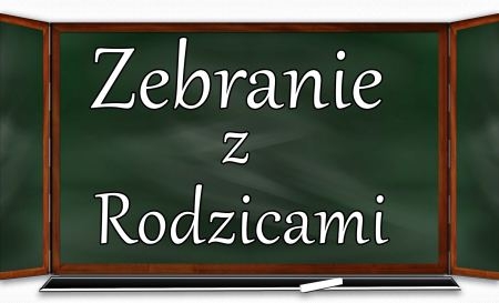 Informacja o zebraniu rodziców z wychowawcami klas w dniu 3 września 2024r.