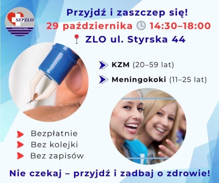 Bezpłatne szczepienia - program profilaktyczny