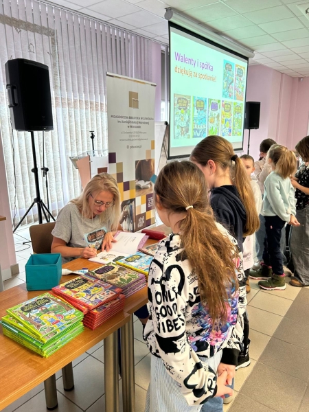 Spotkanie autorskie z pisarką p. Moniką Owruszko