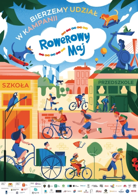 Nasza szkoła bierze udział w kampanii ''Rowerowy maj'' 2026