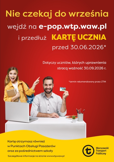 Karty Ucznia i e-legitymacje w roku szkolnym 2026/2027